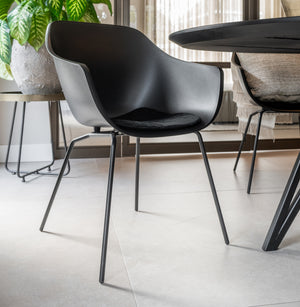 Hartman x HelloChair Julia eetkamerstoel zwart
