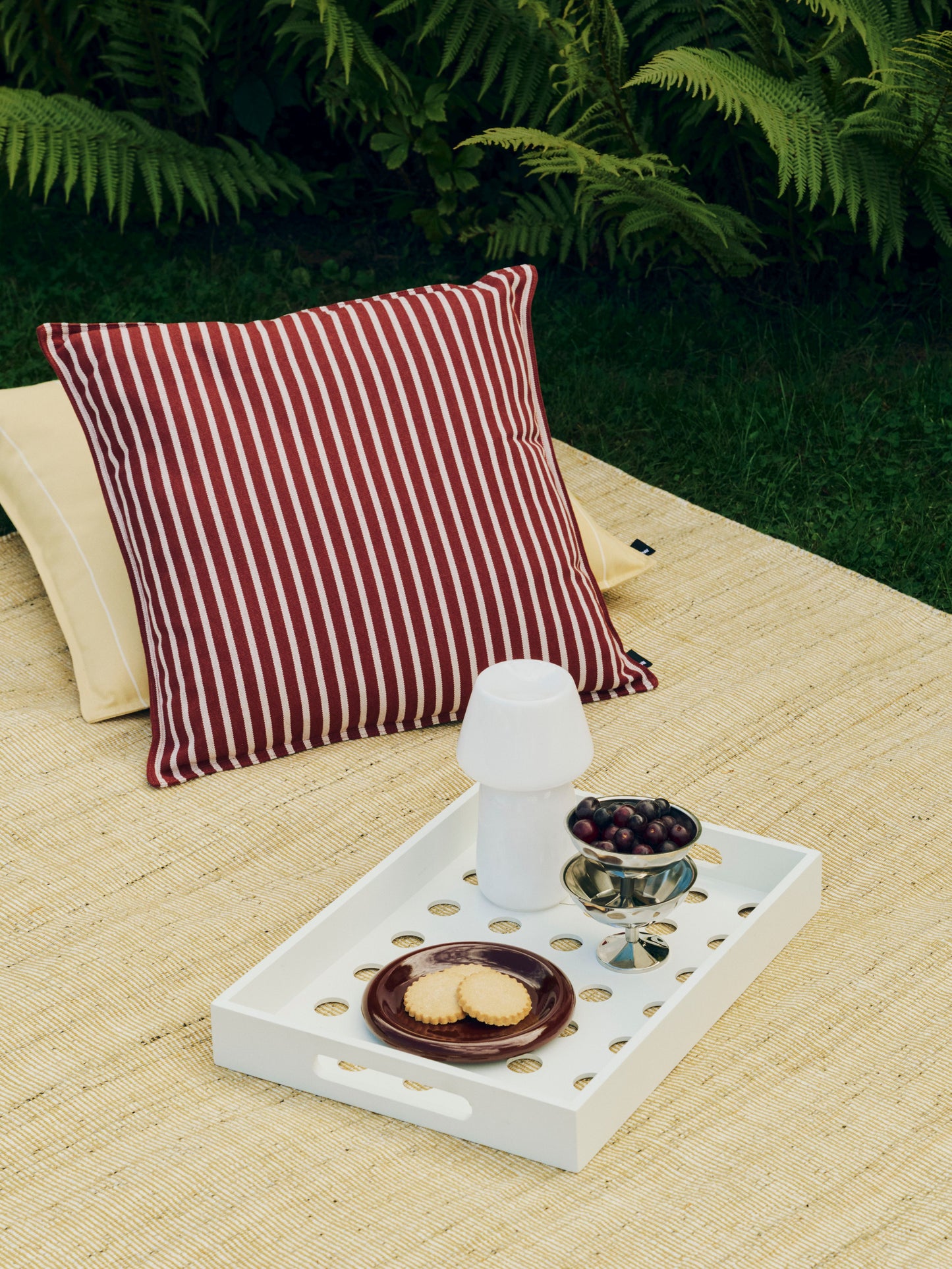 HAY Terrazza kussen 50x50 cm Bold Stripe Yellow