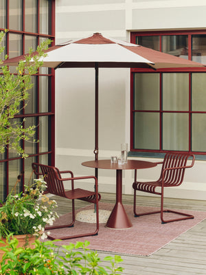 HAY Haze vloerkleed 230x230 cm Iron Red