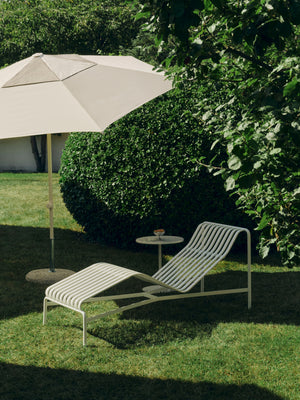 HAY Terrazza Hexagon parasol Off-White / Grey