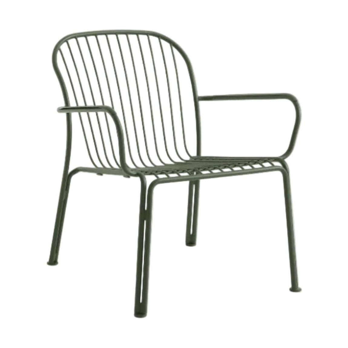 &Tradition Thorvald SC101 loungestoel met arm Bronze Green