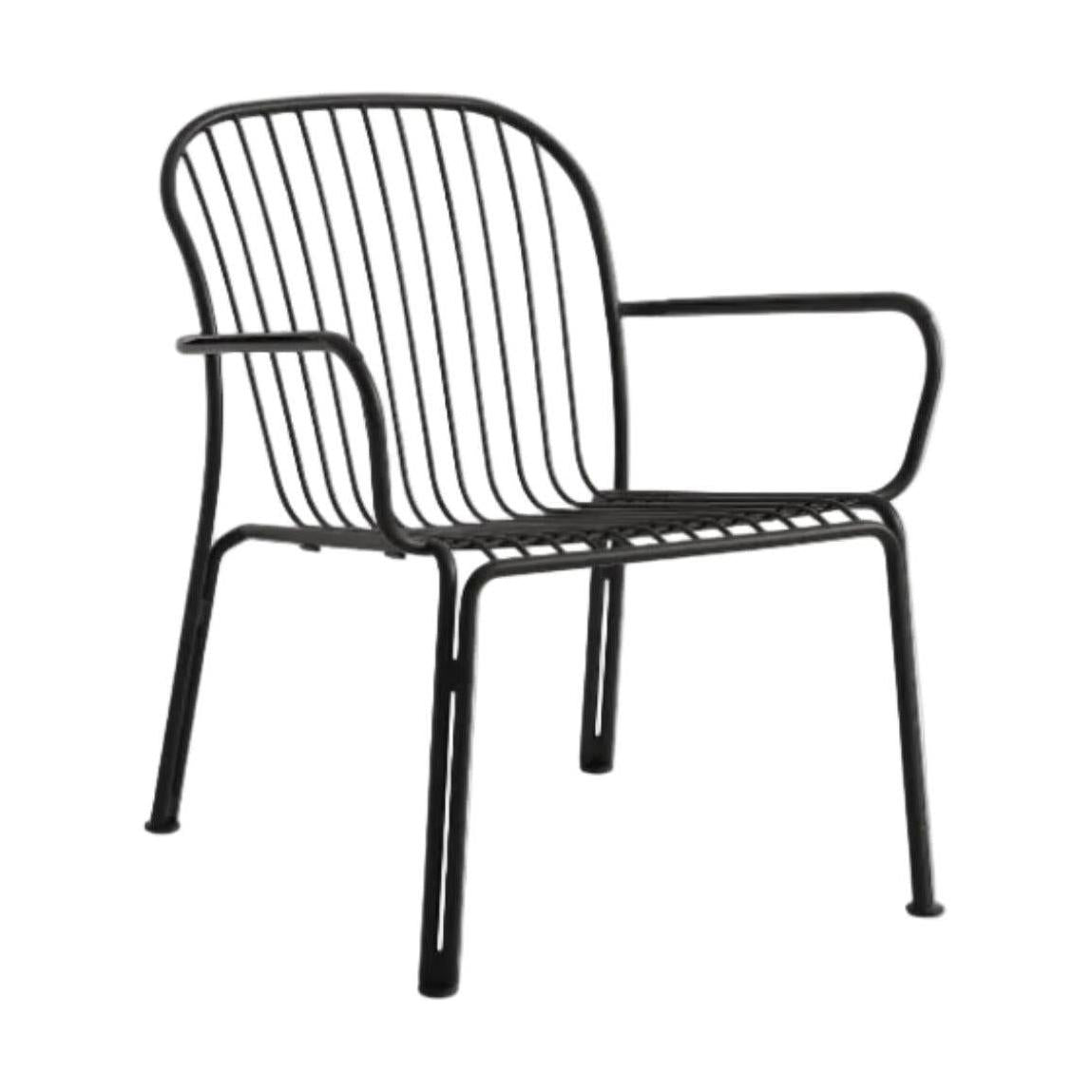 &Tradition Thorvald SC101 loungestoel met arm Warm Black