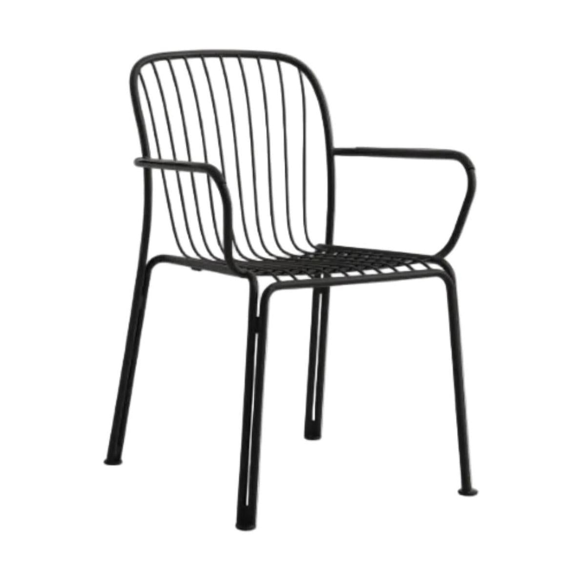 &Tradition Thorvald SC95 tuinstoel met arm Warm Black