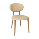 Mobitec Toro C0110 eetkamerstoel Hip Hop Beige poot beuken