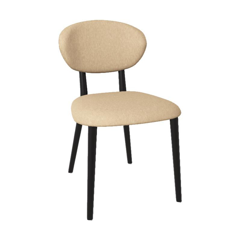 Mobitec Toro C0110 eetkamerstoel Hip Hop Beige poot zwart beuken