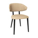 Mobitec Toro C0212 eetkamerstoel Hip Hop Beige poot zwart beuken