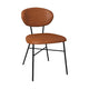 Mobitec Toro C0310 eetkamerstoel Genova Cognac poot zwart