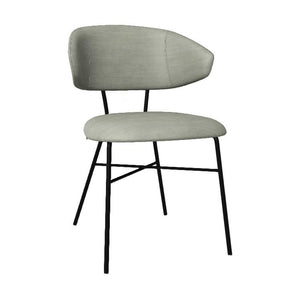 Mobitec Toro C0412 eetkamerstoel Genova Steel poot zwart