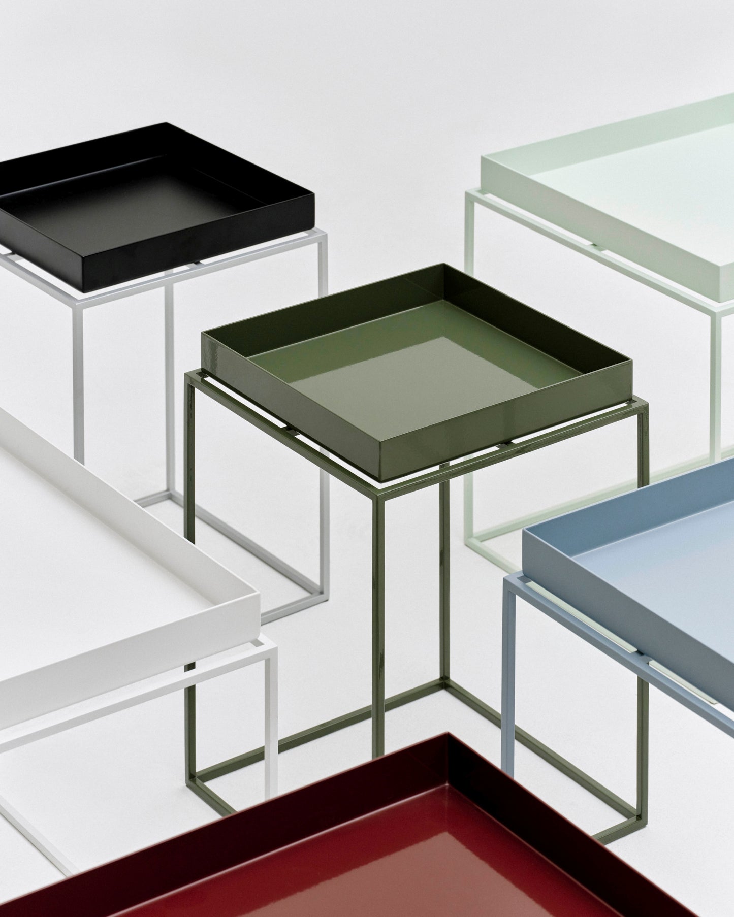 HAY Tray Small High bijzettafel 30x30 cm White