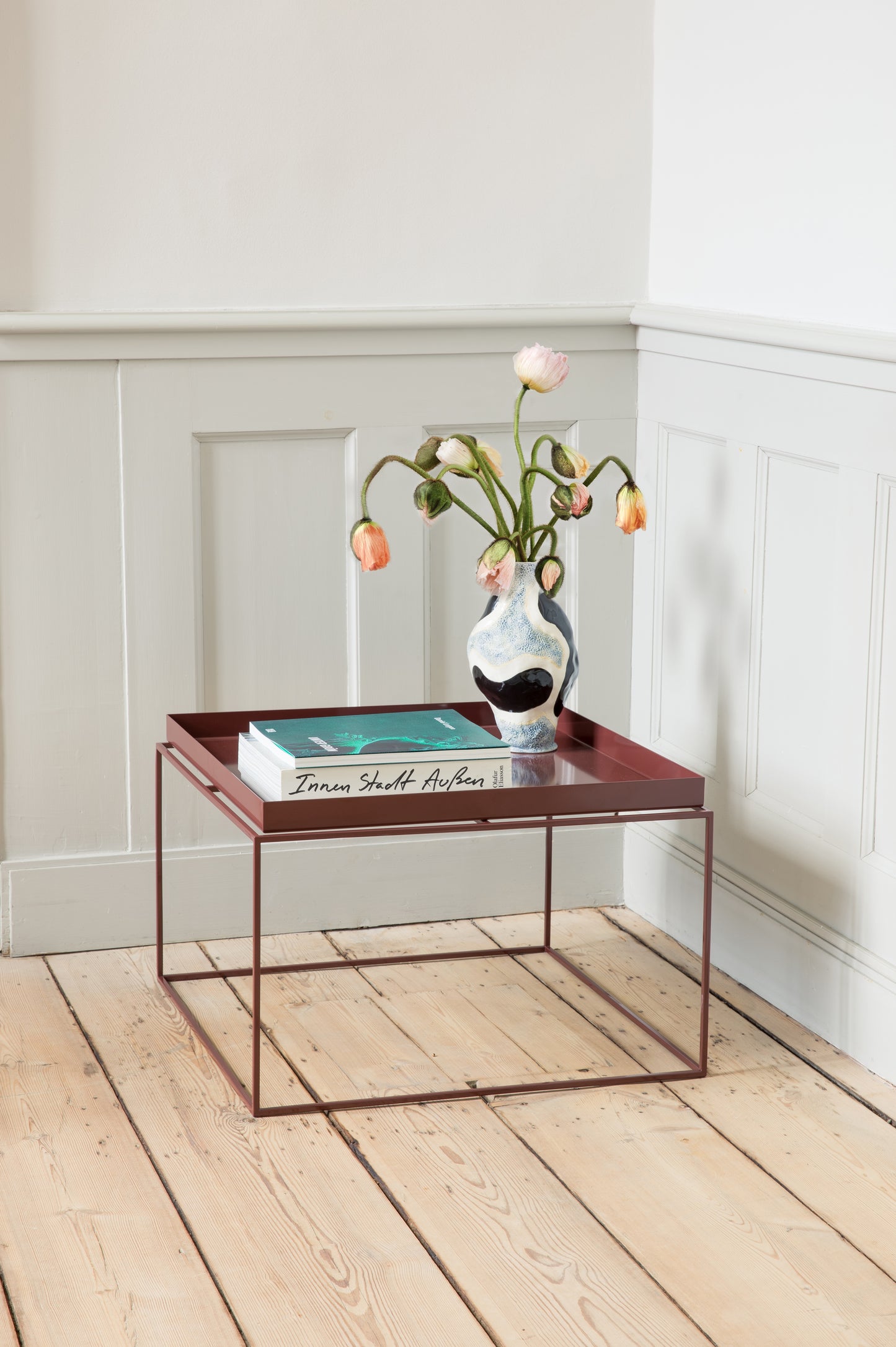 HAY Tray salontafel 60x60 cm Olive Green