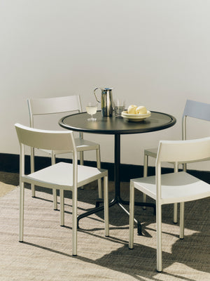 HAY Deville tuintafel Ø80 cm Anthracite