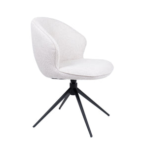 HelloChair HC26 Ulvi eetkamerstoel Milan Natural spinpoot zwart