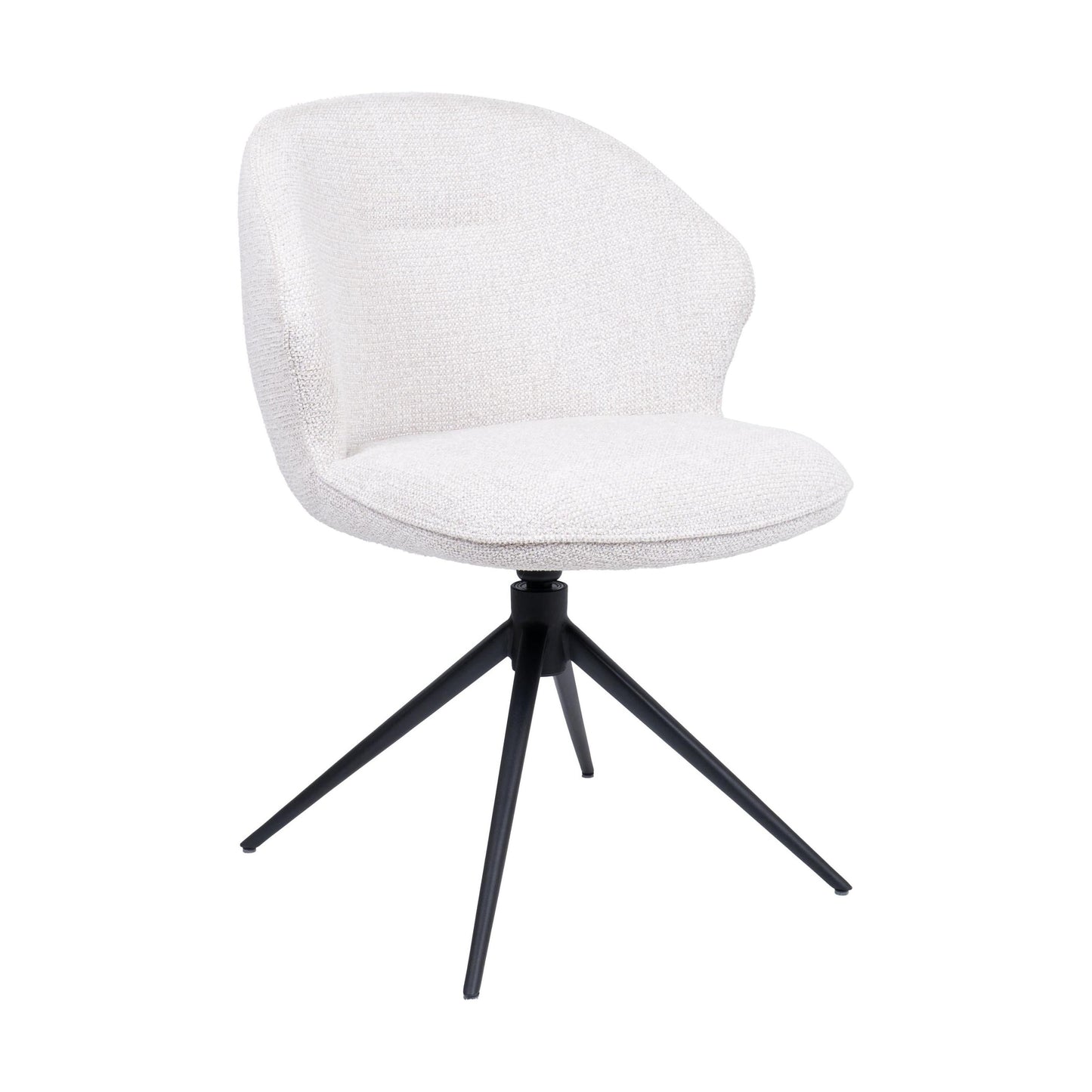 HelloChair HC26 Ulvi eetkamerstoel Milan Natural spinpoot zwart