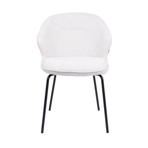 HelloChair HC26 Ulvi eetkamerstoel Milan Natural vierpoot zwart