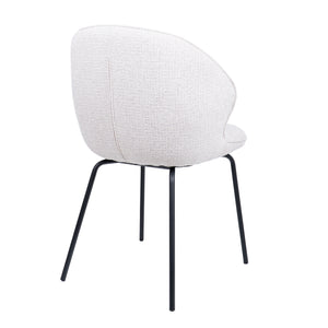 HelloChair HC26 Ulvi eetkamerstoel Milan Natural vierpoot zwart