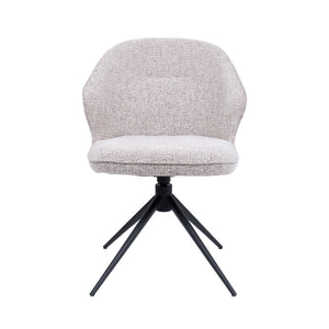 HelloChair HC26 Ulvi eetkamerstoel Milan Wheat spinpoot zwart