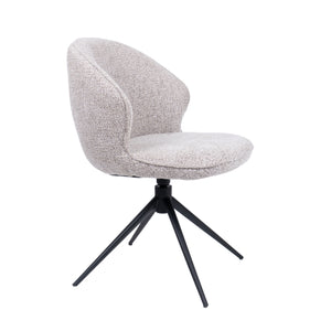 HelloChair HC26 Ulvi eetkamerstoel Milan Wheat spinpoot zwart