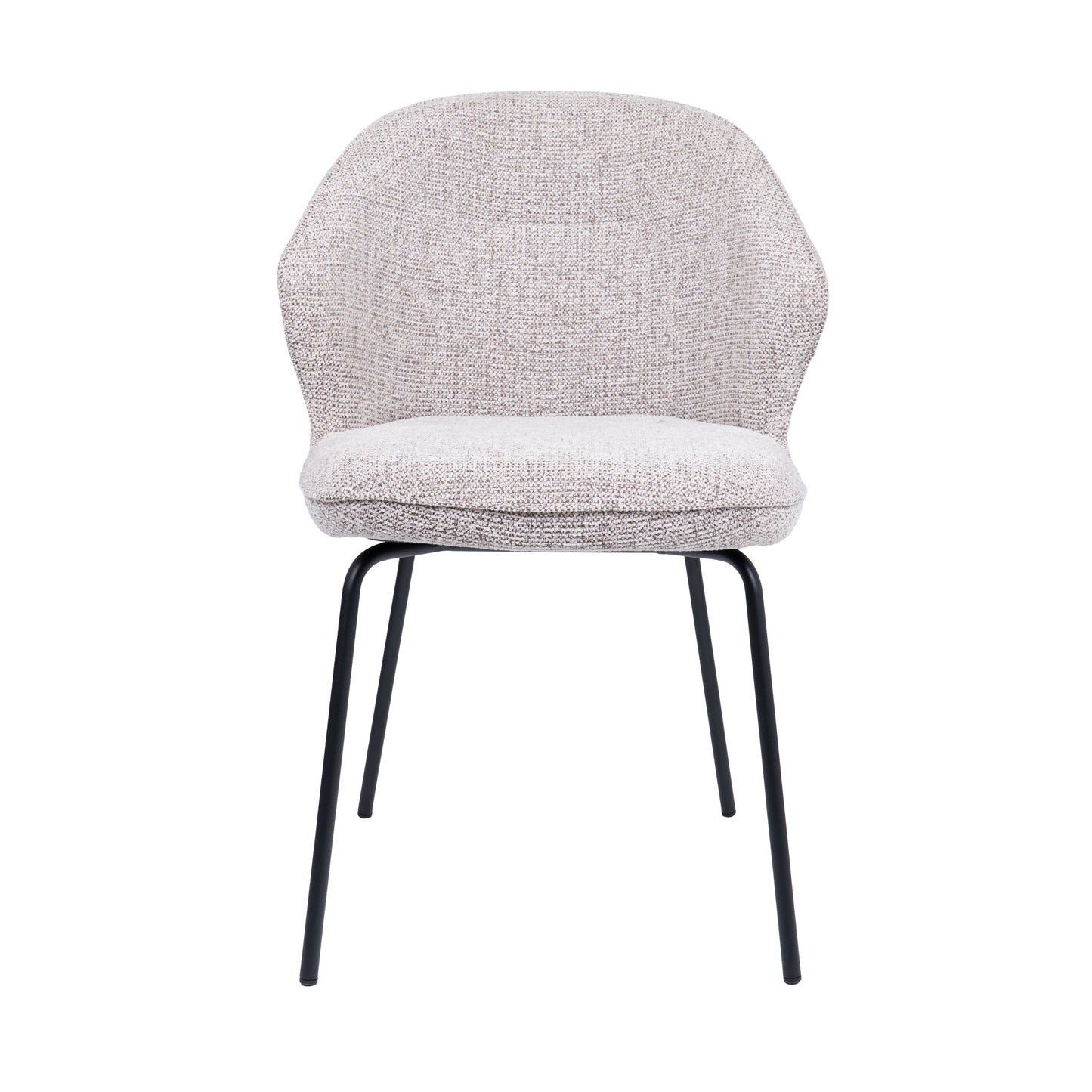 HelloChair HC26 Ulvi eetkamerstoel Milan Wheat vierpoot zwart