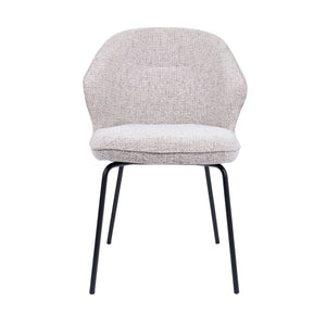 HelloChair HC26 Ulvi eetkamerstoel Milan Wheat vierpoot zwart