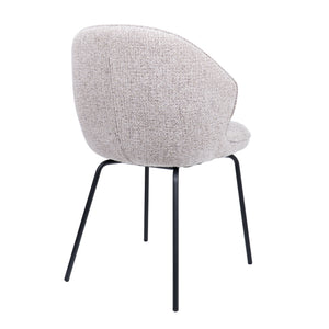HelloChair HC26 Ulvi eetkamerstoel Milan Wheat vierpoot zwart