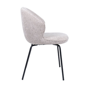 HelloChair HC26 Ulvi eetkamerstoel Milan Wheat vierpoot zwart