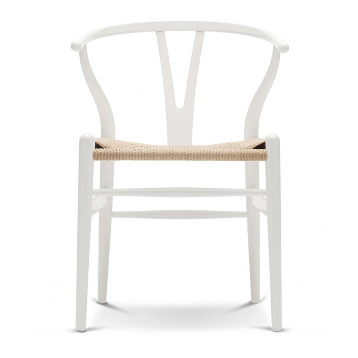 Carl Hansen & Søn CH24 Wishbone Stoel - Gekleurd beukenhout wit
