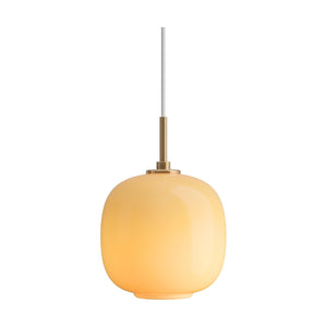 Louis Poulsen VL 45 Radiohus hanglamp Ø17,5 cm Brass/Glossy Amber