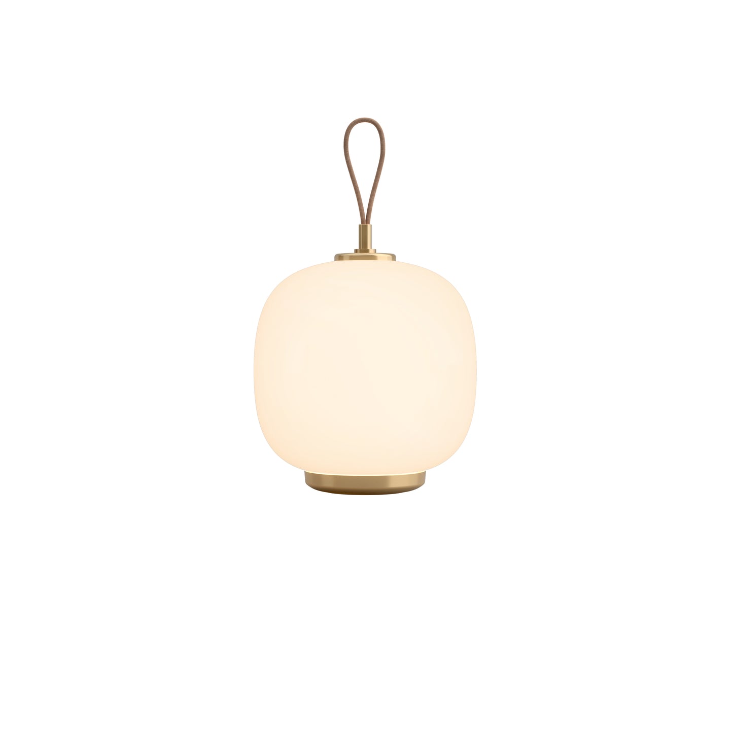 Louis Poulsen VL 45 Radiohus Portable lamp Brass/Glossy White Opal