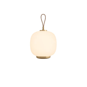 Louis Poulsen VL 45 Radiohus Portable lamp Brass/Glossy White Opal