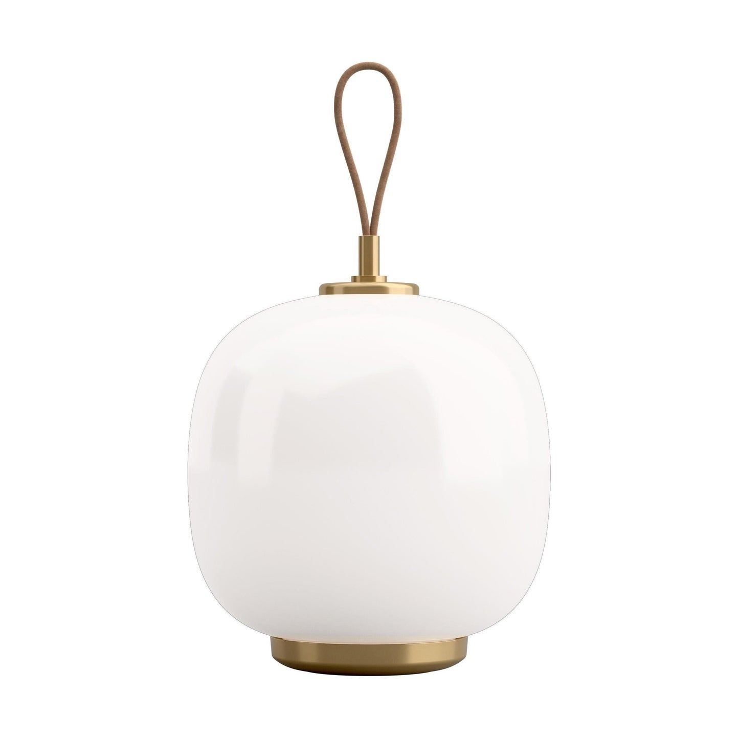 Louis Poulsen VL 45 Radiohus Portable lamp Brass/Glossy White Opal