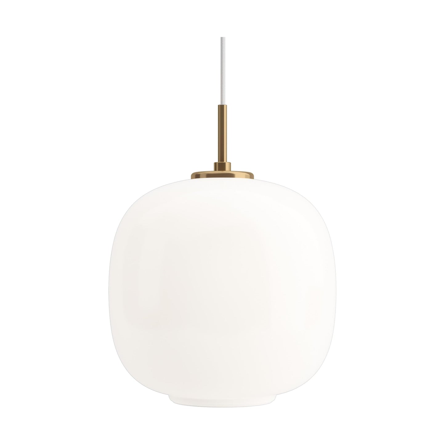Louis Poulsen VL 45 Radiohus hanglamp Ø25 cm Brass/Glossy White Opal
