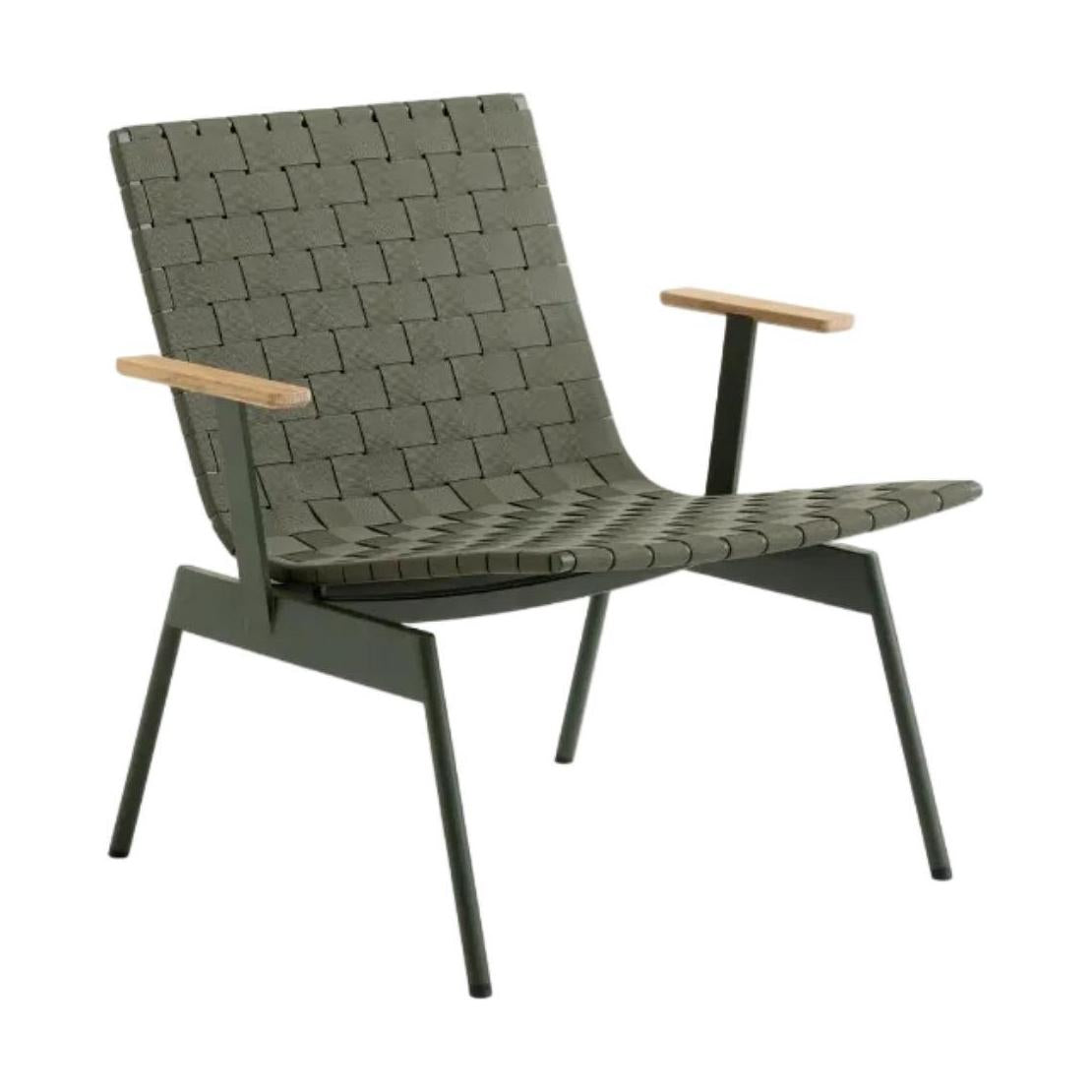 &Tradition Ville AV45 loungestoel met arm Bronze Green