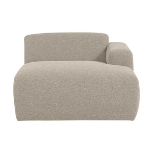 WOOOD Mojo Base chaise longue bank arm rechts bouclé Beige