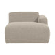 WOOOD Mojo Base chaise longue bank arm rechts bouclé Beige