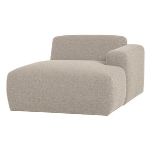 WOOOD Mojo Base chaise longue bank arm rechts bouclé Beige