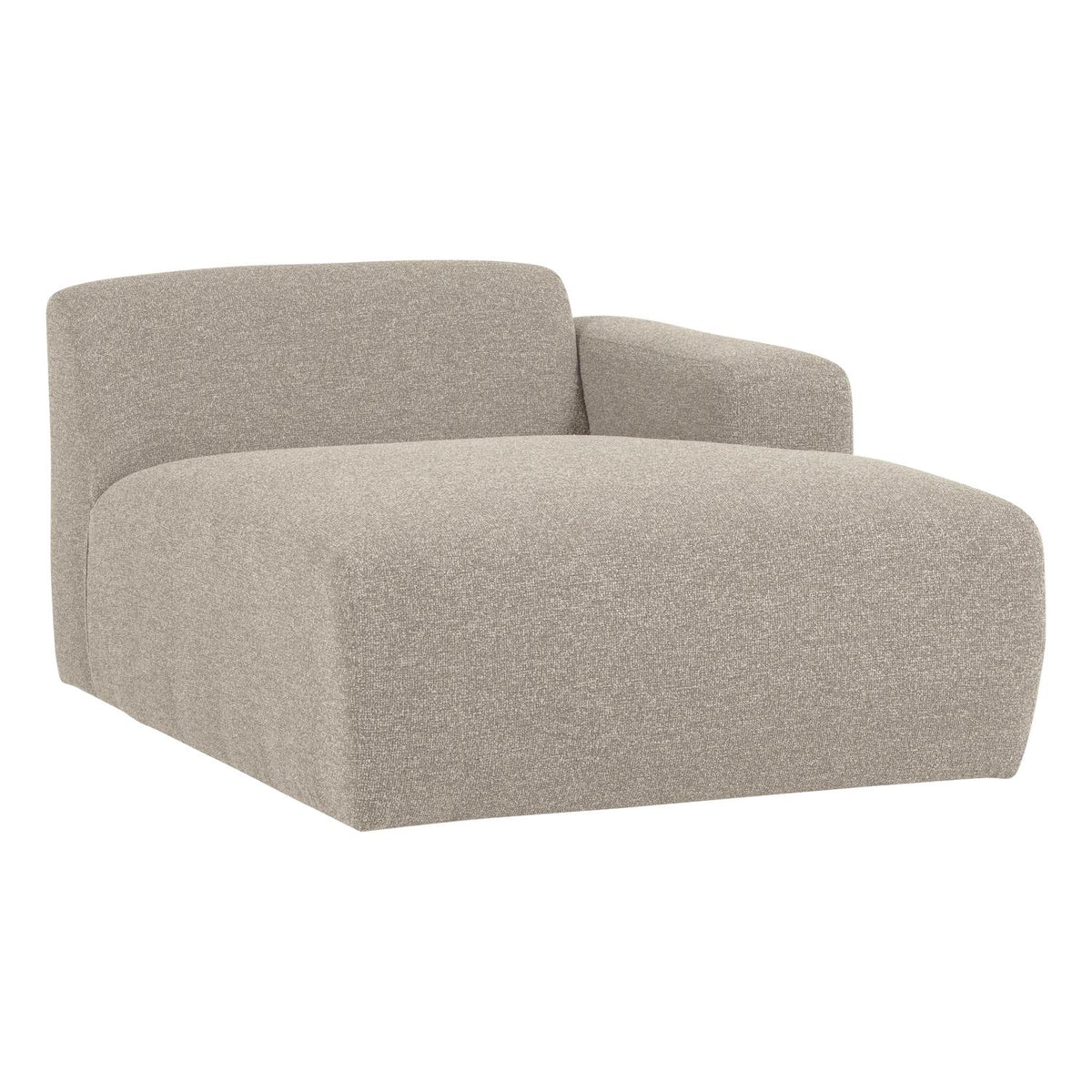 WOOOD Mojo Base chaise longue bank arm rechts bouclé Beige