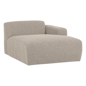 WOOOD Mojo Base chaise longue bank arm rechts bouclé Beige