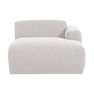 WOOOD Mojo Base chaise longue bank arm rechts bouclé Ecru