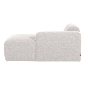 WOOOD Mojo Base chaise longue bank arm rechts bouclé Ecru