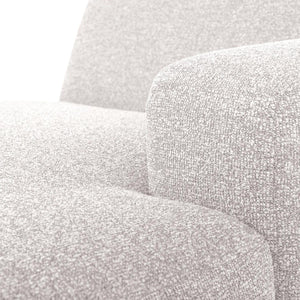 WOOOD Mojo Base chaise longue bank arm rechts bouclé Ecru