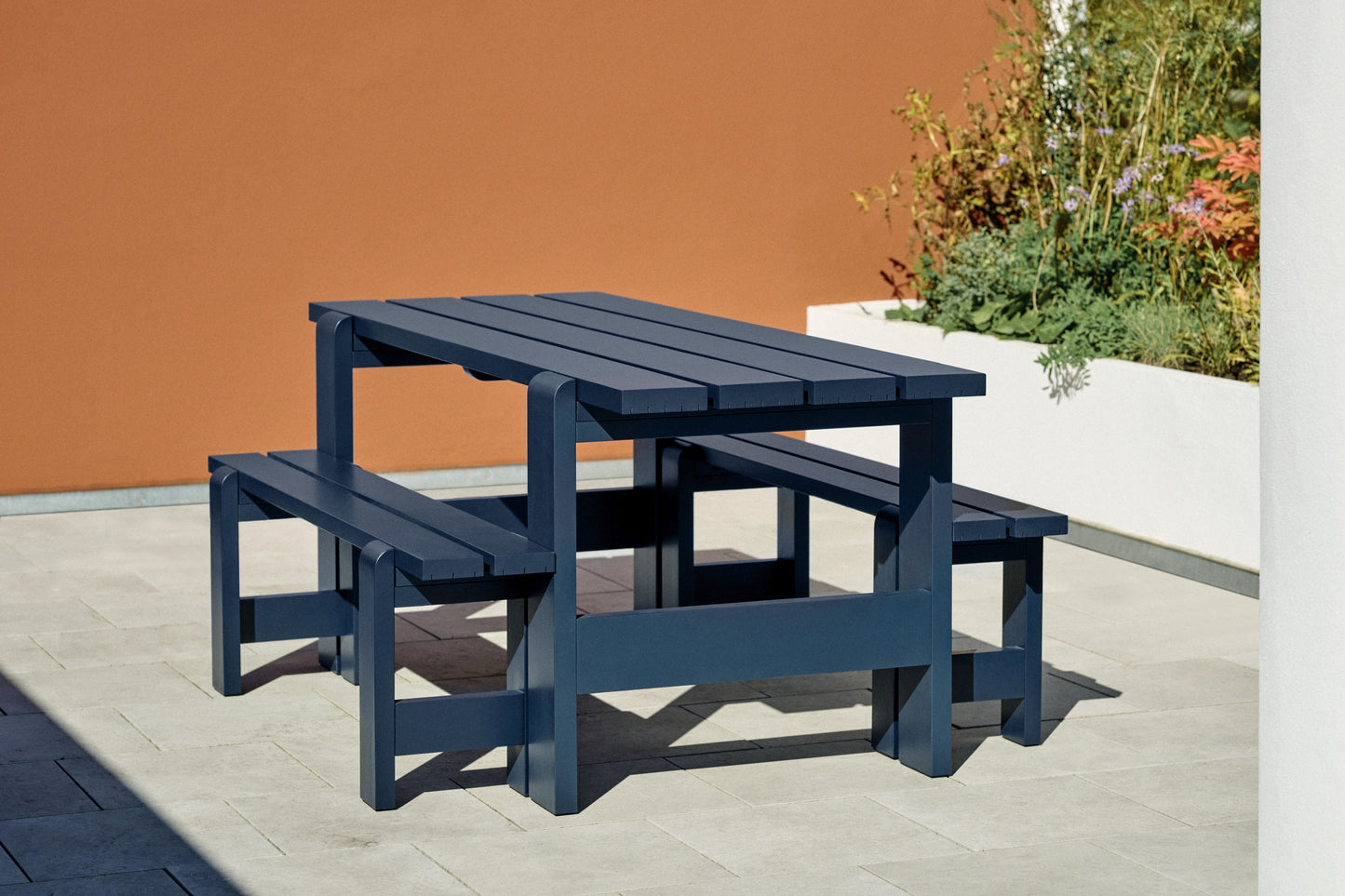 HAY Weekday tuinbank 140 cm Steel Blue