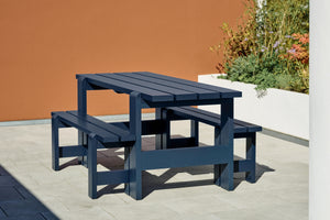 HAY Weekday tuinbank 140 cm Steel Blue