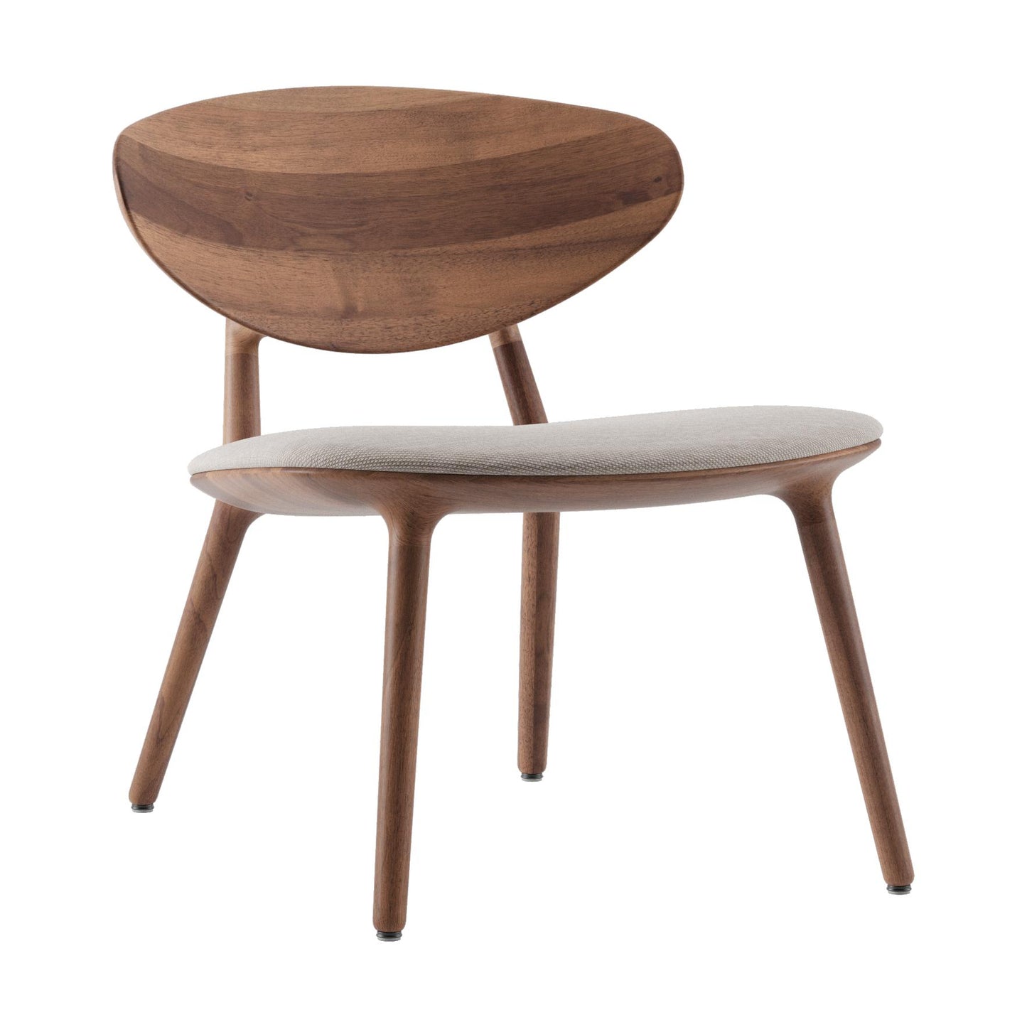 Artisan Wu fauteuil Steelcut Trio 213 walnoot