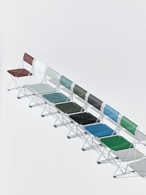 HAY X-Line eetkamerstoel gegalvaniseerd staal Autumn Green