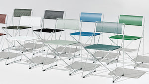 HAY X-Line eetkamerstoel gegalvaniseerd staal Autumn Green