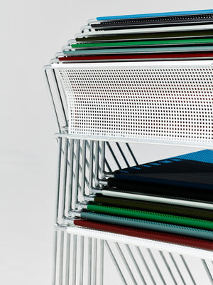 HAY X-Line eetkamerstoel gegalvaniseerd staal Autumn Green