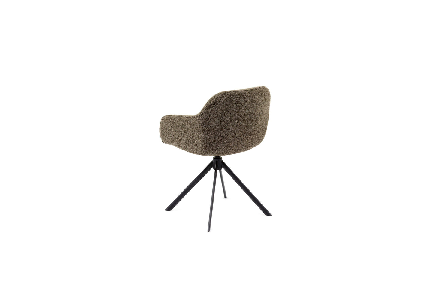 HelloChair HC30 Lon eetkamerstoel Alpine Brown spinpoot zwart