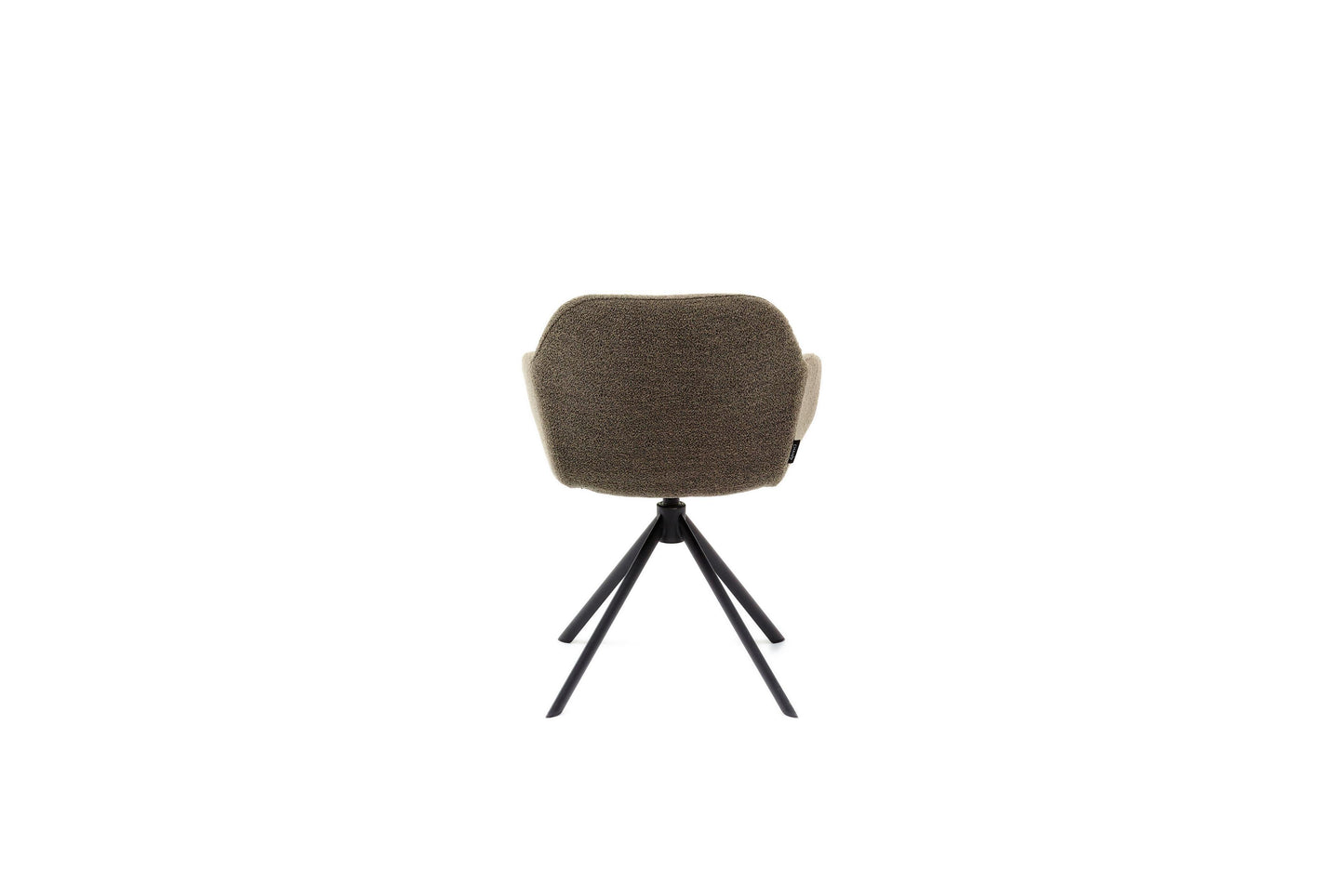 HelloChair HC30 Lon eetkamerstoel Alpine Brown spinpoot zwart