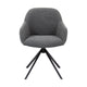 HelloChair HC30 Lon eetkamerstoel Alpine Grey spinpoot zwart