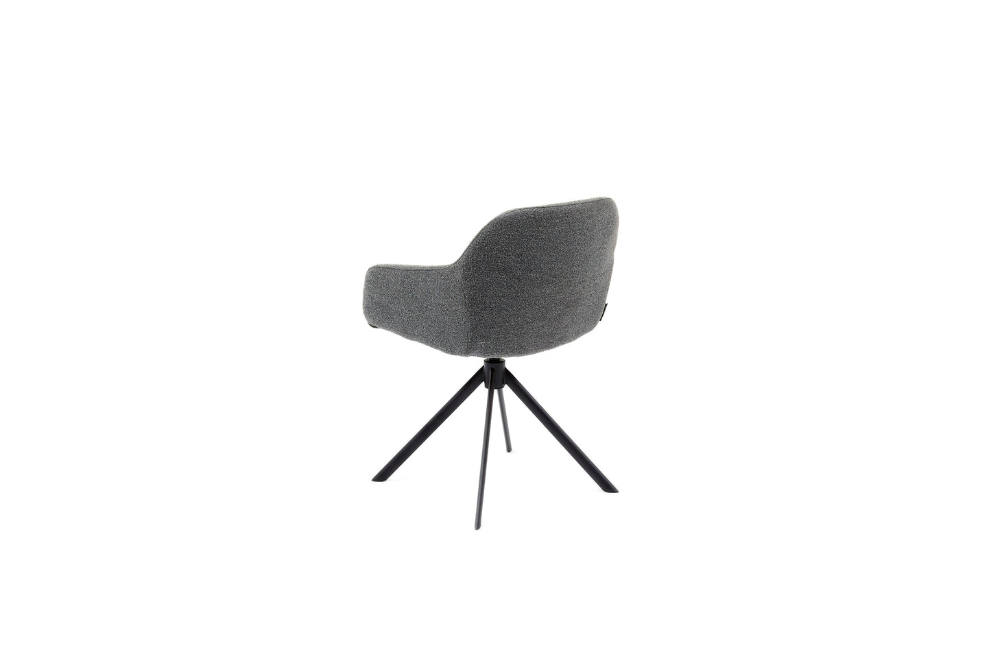 HelloChair HC30 Lon eetkamerstoel Alpine Grey spinpoot zwart